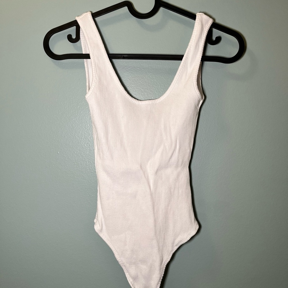 white tank top bodysuit
